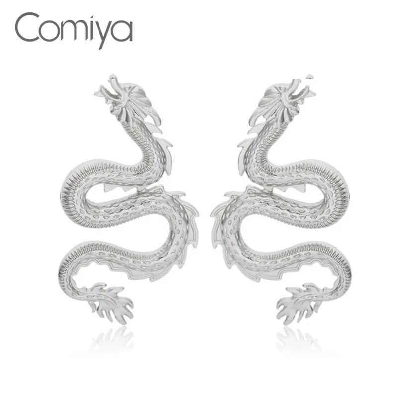 Корейские серьги-гвоздики Comiya для женщин модные серьги золотого цвета из