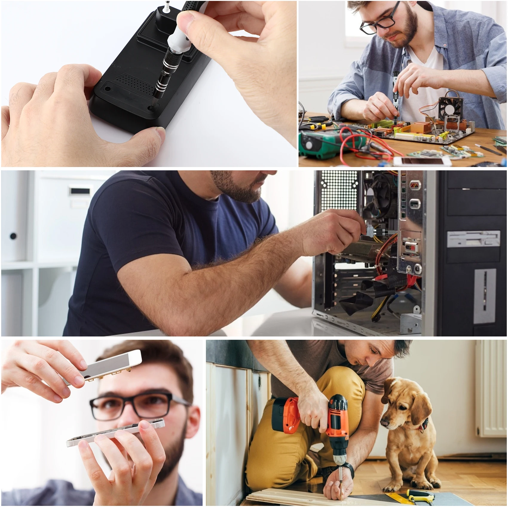 

128 in 1 Screwdriver Set Precision Screwdriver Multifunctional Opening Repair Tool Set Hand Tool for Phones