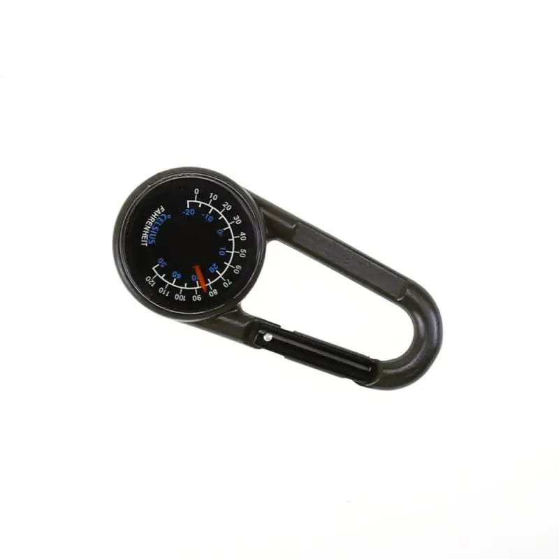 Металлический открытый брелок Мини Компас двухсторонняя Альпинизм Пряжка для