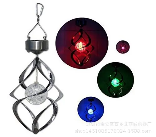 Светодиодный светильник на солнечной батарее для сада семь цветов |