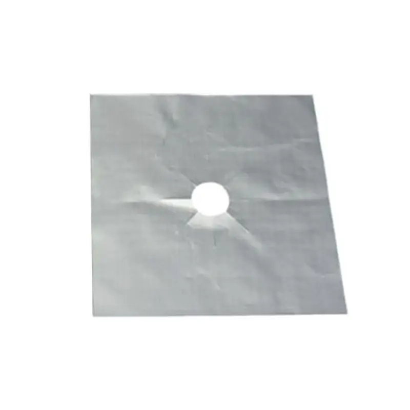 4 шт. многоразовая алюминиевая фольга газовая крышка горелки протектор лайнер