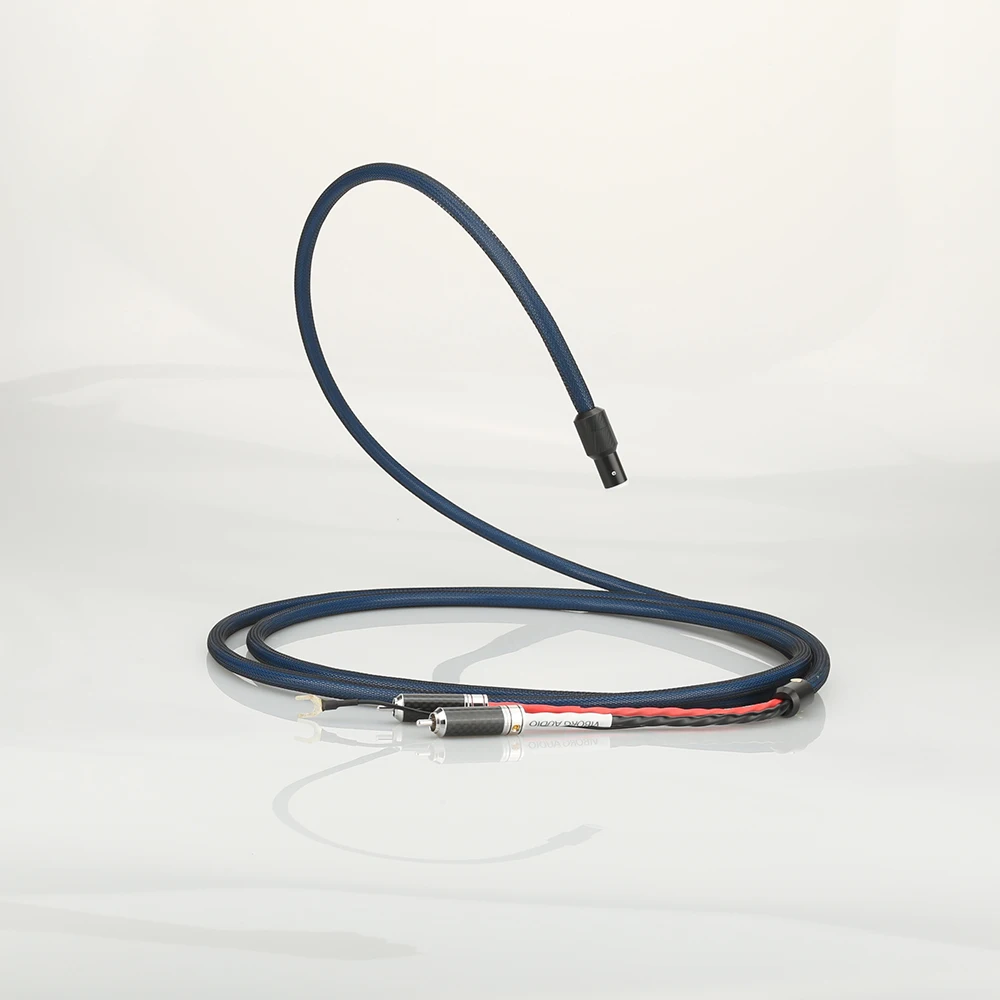 Viborg LC800 wire 5 pin xlr connector LP105G with rca audio speaker plug Tonearm (Phono) Cable | Электроника