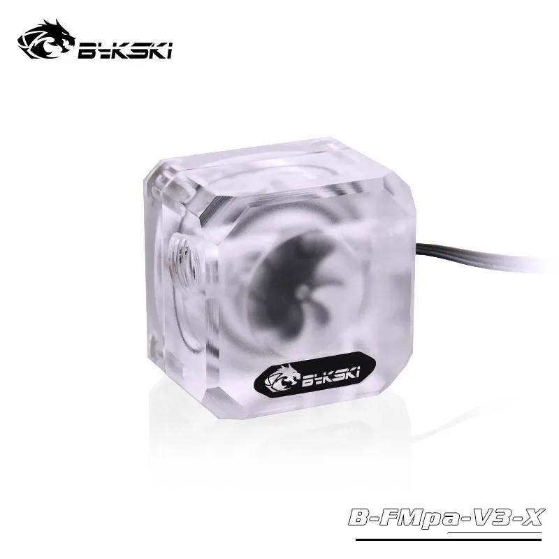 Bykski водяное охлаждение акриловый индикатор потока G1/4 нить 12 в RGB/5 В A RGB освещение