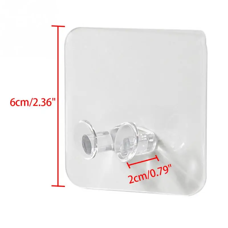 Сделай сам 2 шт Крюк Поддержка Офис настенный клеящийся Мощность розетка вешалка