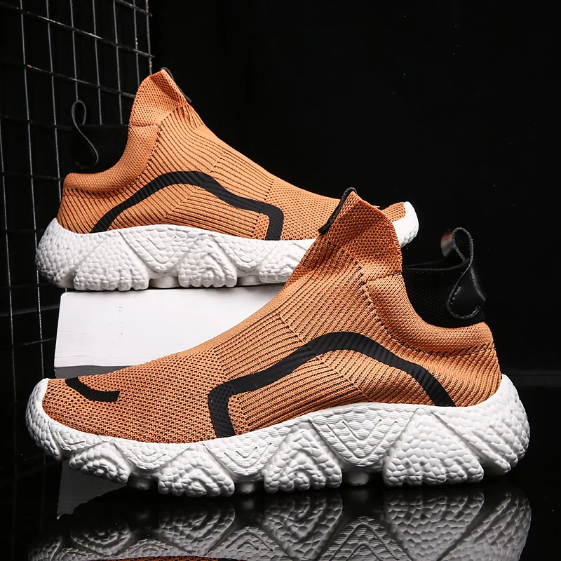 

New Breathable Man Sneakers Lightweight Free Running for Men Jogging Walking Sport Shoes Slip-On Athletic Shoes Comfortable