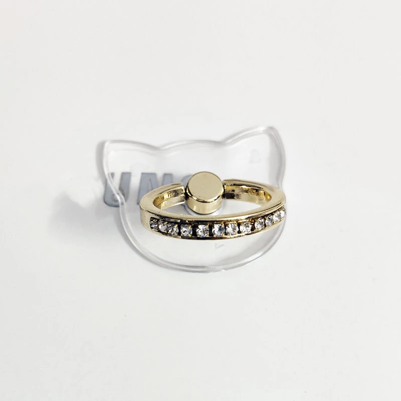 

Transparent Mobile Phone Holder Ring Universal Cat Bear Star Support Finger Ring Holder Stand Celular for IPhone Holders Stands