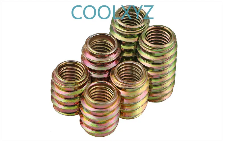 M6M8M10 плюс твердый Железный пояс внутри и снаружи зубная гайка без предварительно