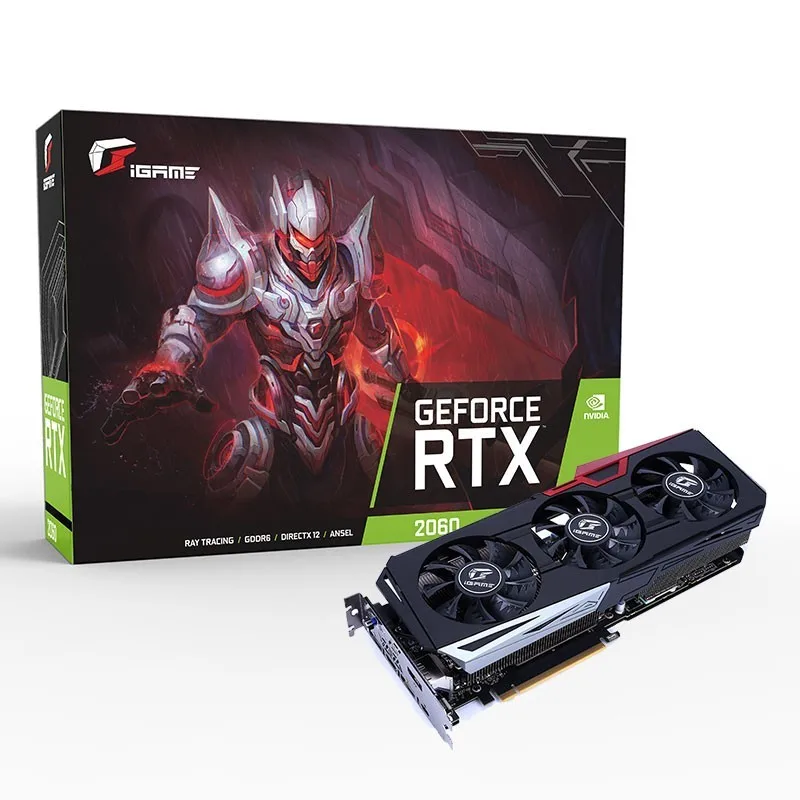 Видеокарта iGame GeForce RTX 2060 Ultra видеокарта для игр с поддержкой VGA и разрешением