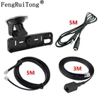 Держатель для крепления на панели + отдельная удлинительная линия на панели + удлиненная линия аудио + удлиненная линия микрофона, для раций YAESU FTM-7800-7900 футов