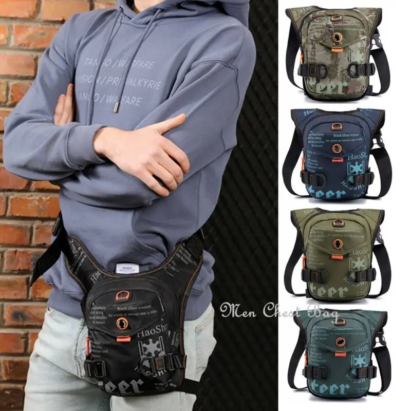 Мужская нагрудная сумка мессенджер камуфляжная тактическая через плечо