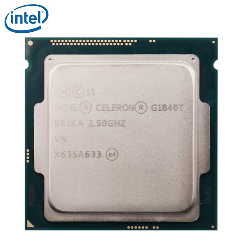 

Процессор Intel Celeron G1840T, 2,5 ГГц, LGA 1150, 35 Вт, двухъядерный, 35 Вт, протестирован, 100% рабочий
