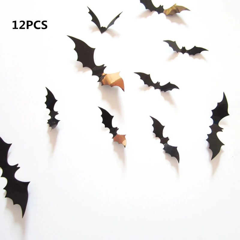 12pcs Bat 10 шт. Забавные игрушки поддельные Тараканы Мухи сороконожка Хэллоуин украшения шутка шалость производитель забавная Новинка имитация ложный таракан игрушка - Цвет: 12pcs Bat