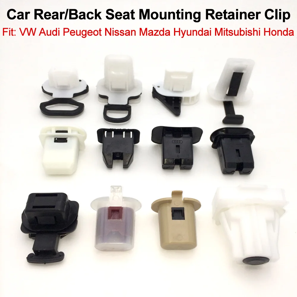 2 шт. крепежный зажим для крепления на заднее сиденье автомобиля VW Audi Peugeot Nissan Mazda