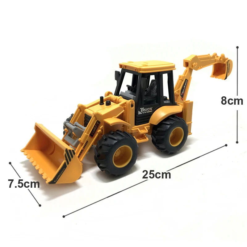 Инженерная Игрушечная машина пластиковая инерционная ручная толчка инженерное