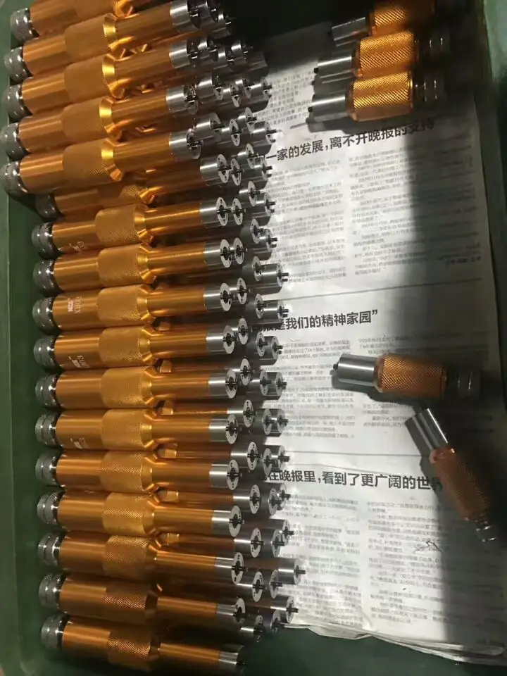 Новинка! обновленный тип топливной форсунки клапан измерительный инструмент с 7 шт. микрометром, common rail Инжектор ремонтный инструмент