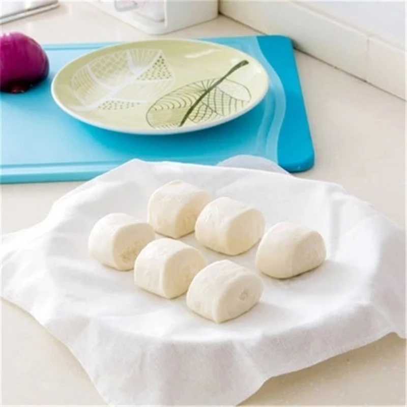 

New Cookware Gadget Cotton steamer cloth steamed food mat kitchen supplies non-stick steamer gauze Non-stick Steam Basket Cloth