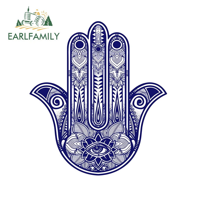 

EARLFAMILY 13 см x 11,6 см для хамса руки наклейки для автомобиля простой Водонепроницаемый Переводные картинки творческий дом на колесах автомобиля Декор протектор для двери автомобиля