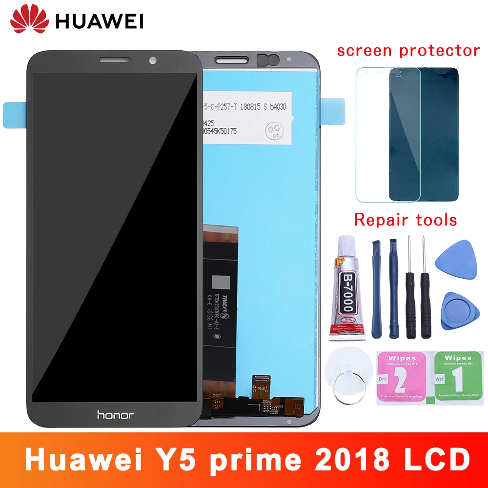 Новинка 5,45 дюймов для huawei Y5 prime ЖК-дисплей кодирующий преобразователь сенсорного экрана в сборе для huawei Y5 Pro ЖК-дисплей с рамкой