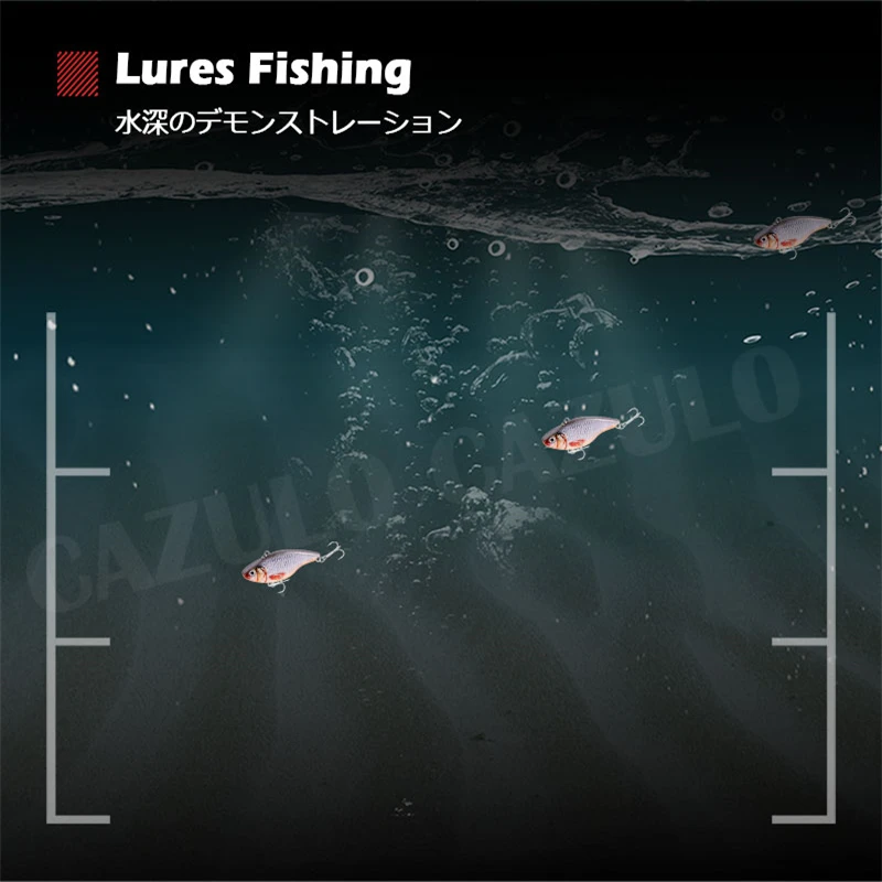 

Sinking Fishing Accessories Lure Vibration Isca Artificial Weight 18.5g 74mm Articulos Bait Angeln Goods Pike Fish Tackle Leurre