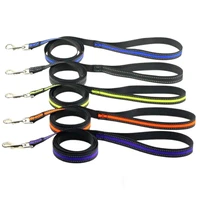 dog leash 120cm colorful reflective nylon pet lead strap belt for running training walking pet accessories