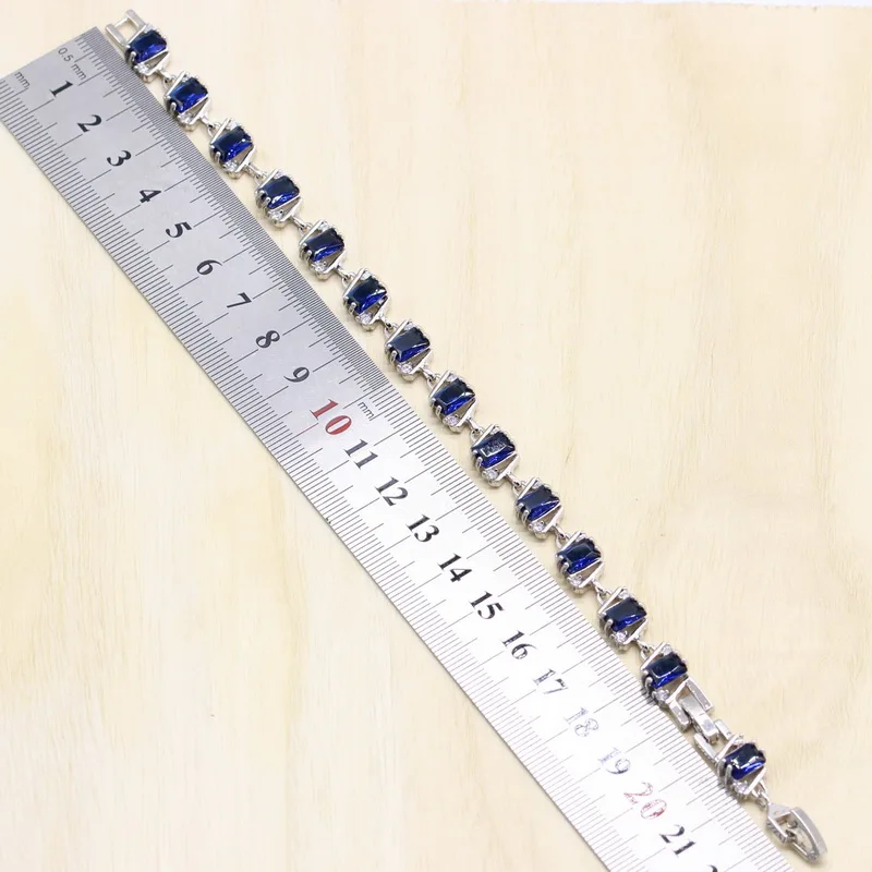 4 шт. комплект из колье серёг и кольца серебра 925 пробы|Ювелирные наборы| |