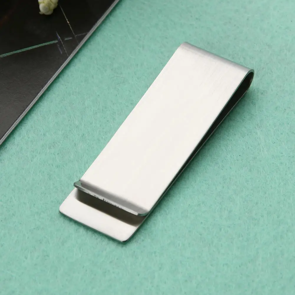 1 шт. высокое качество нержавеющая сталь металлический зажим для денег модный