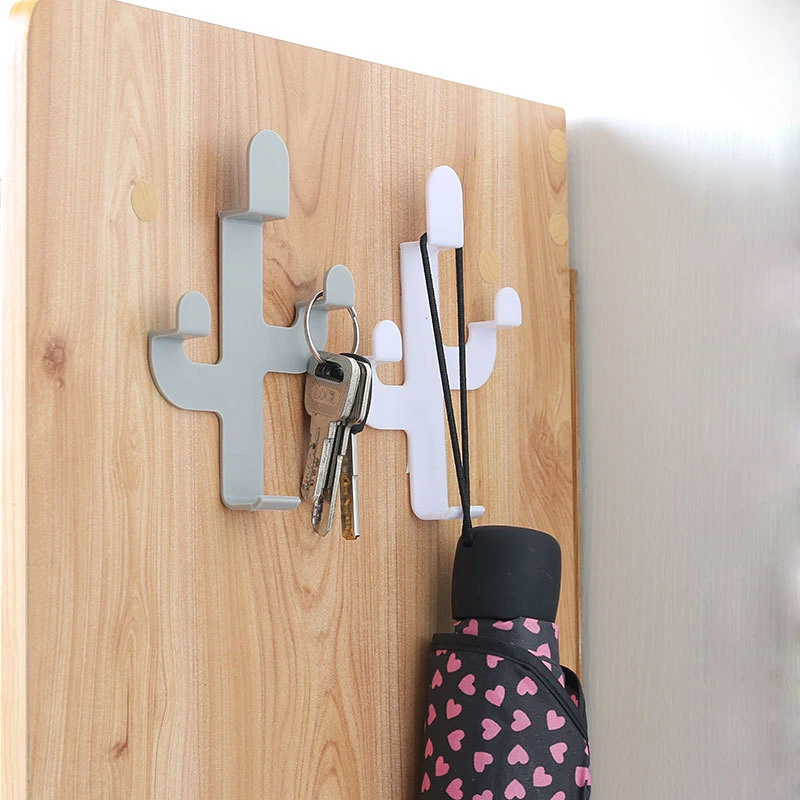 

Крючки в форме кактуса, самоклеящиеся стеллажи для одежды, витрины, держатель для ключей, настенный крючок, вешалка для пальто, крышки, декор...