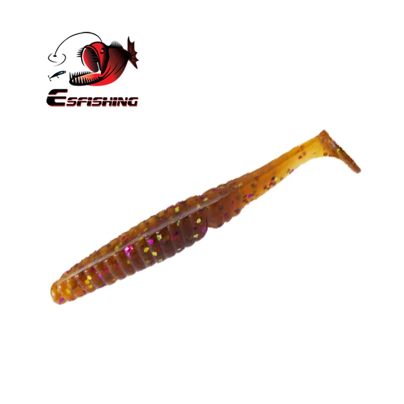 ESFISHING приманки для рыбной ловли Мягкая приманка в виде гольяна с головой 8 2 см шт. 3