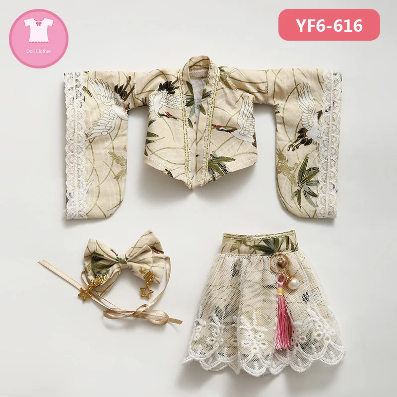 YF3-616 BJD SD Кукла Одежда 1/6 kimi милое и милое платье для YOSD девушка тело YF6 до 20 кукольный наряд аксессуары OUENEIFS - Цвет: YF3-616