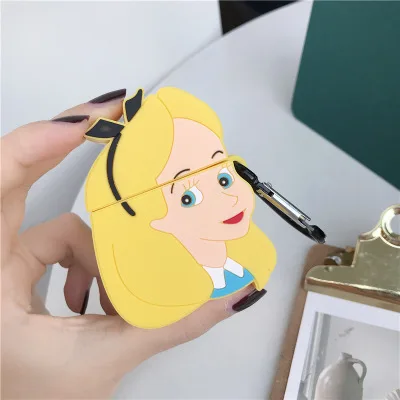 DVS-60 Милый мультфильм 3D авокадо брелок силиконовый чехол для Apple Airpods Мягкий противоударный чехол для New air pod 2 acessorios - Цвет: DVS-60