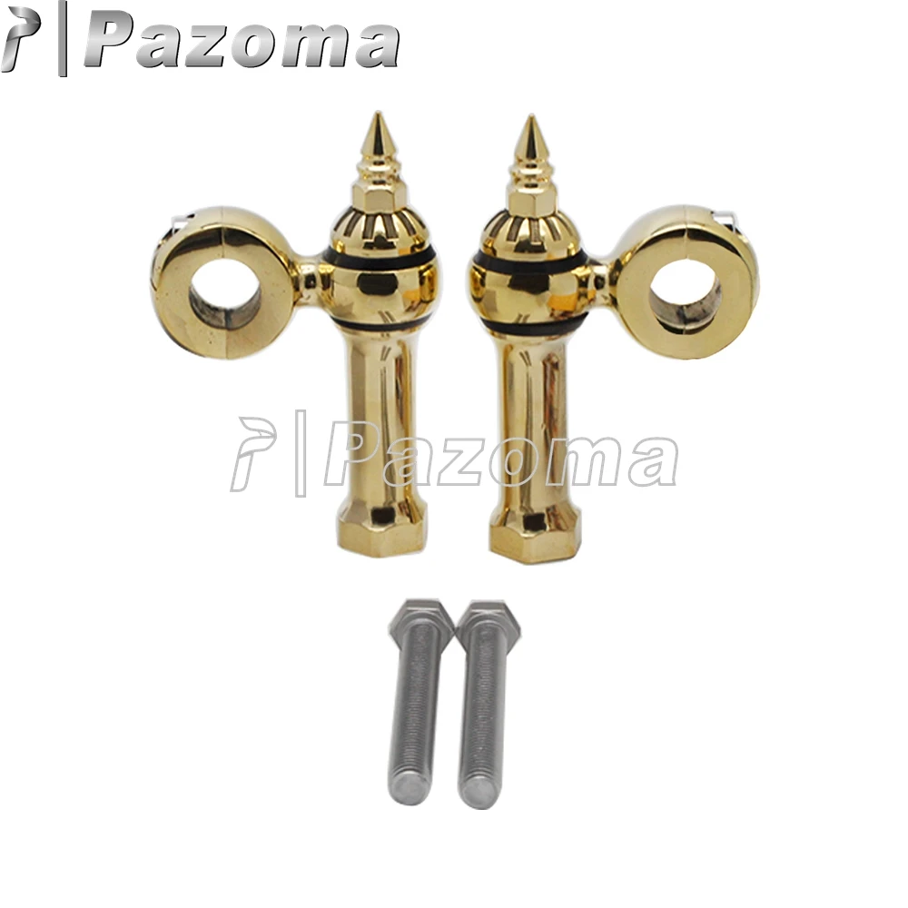 Латунные 22 мм зажимы для Руля Мотоцикла универсальные рулевые подъемники 7/8