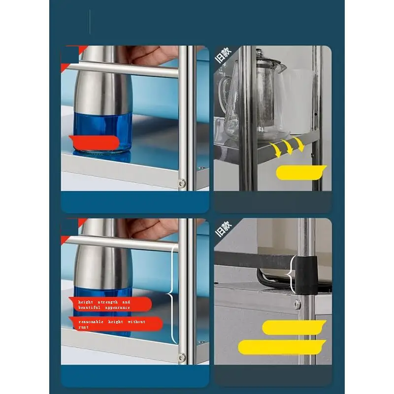 

Scaffale Repisas Y Raf Spice Estanteria Bathroom Organizer Sponge Holder Estantes Prateleira Trolleys Kitchen Storage Shelf