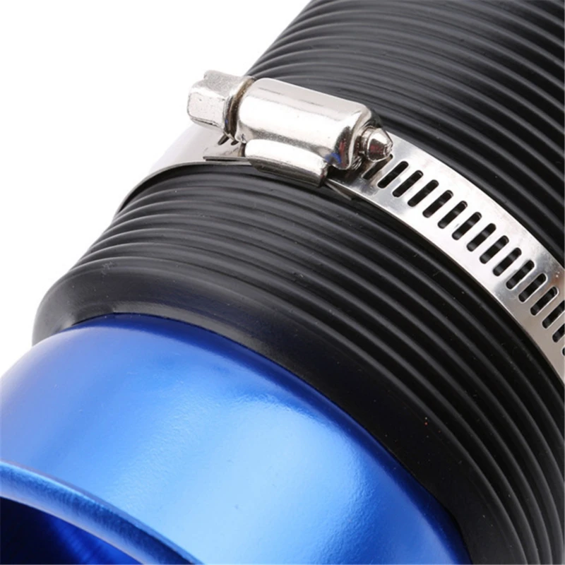 

Universal Car Engine Cold Air Intake Hose Inlet Ducting Feed Tube Pipe With Connector & Braket