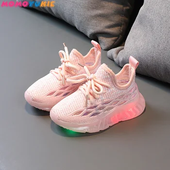 kids shoes Children Sneakers 2021 boy child sneaker for girls running shoes boys children's casual Sports shoes Luminous