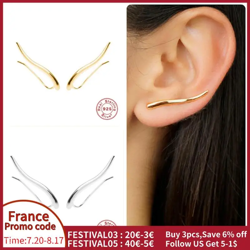 Настоящее серебро 925 серьги для женщин Золотые с цирконием в форме звезды девушек