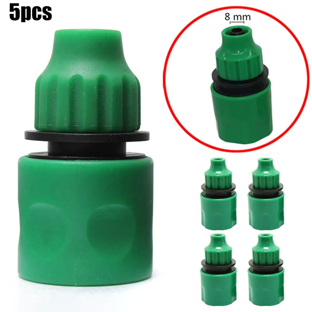 

5PCS Adapter Connector Adapter Connector Garden Irrigation Plastic Quick