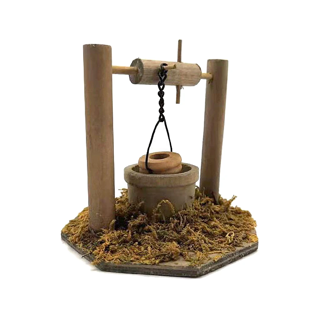 

1:12 Scale Dollhouse Wooden Chicken Coop Garden Yard Supplies Accessory