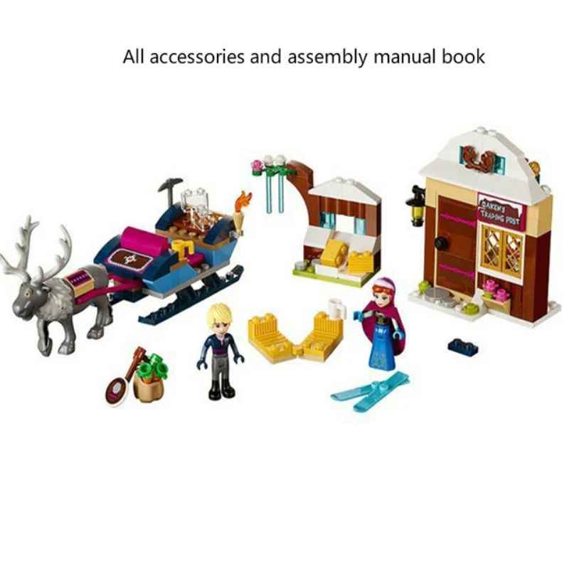 Belle Legoings замок Принцесса Девушки Ариэль Эльза Фигурки кирпичи девушки друзья