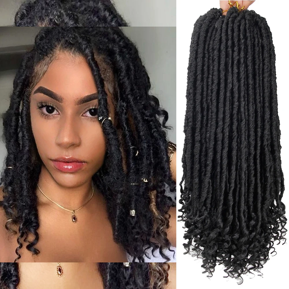 YxCheris Goddess волосы Омбре искусственные локоны в стиле Crochet braids18 дюймов мягкая