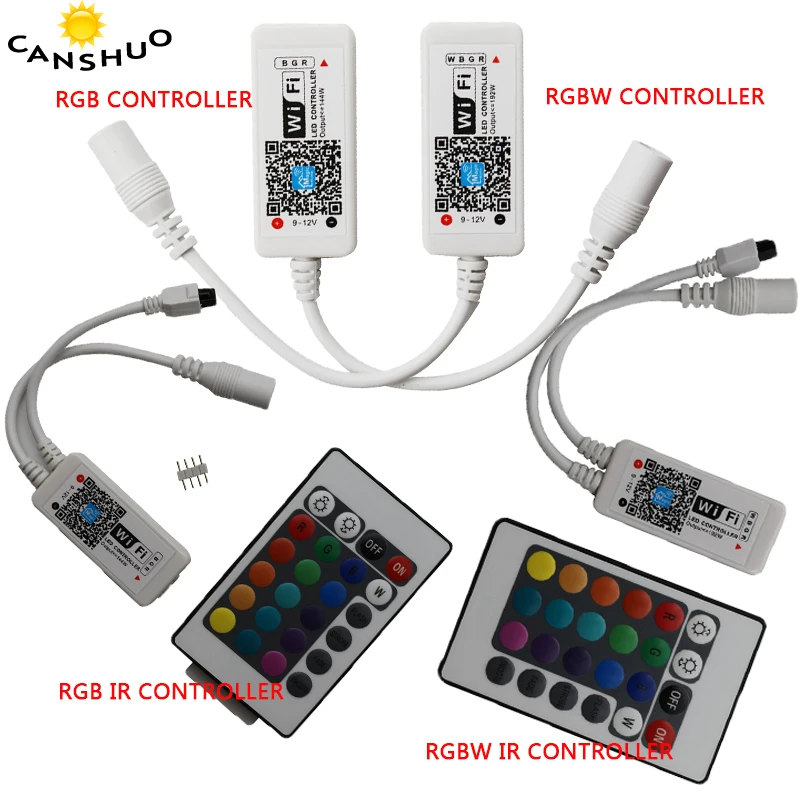 16 миллионов цветов управление светодиодной музыкой Wifi RGB / RGBW ler таймер для