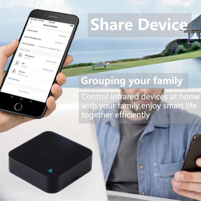 Универсальный Интеллектуальный беспроводной ИК пульт дистанционного