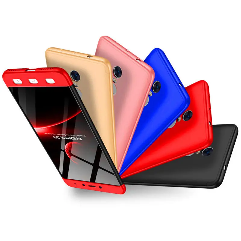 Чехол для Redmi Note 4 4X чехол Note4X с полным покрытием на 360 градусов матовый Xiaomi Note4 Prime