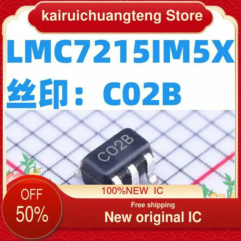 

10-200PCS LMC7215IM5X SOT23-5 C02B New original IC