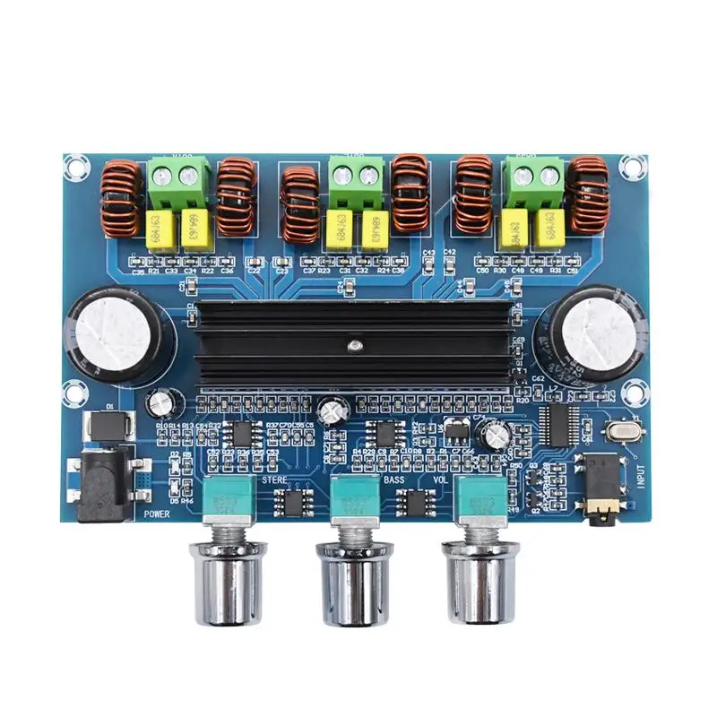 Bluetooth 5 0 TPA3116D2 цифровой Мощность усилитель доска 2 1 канала 2*50 Вт + 100W старио аудио