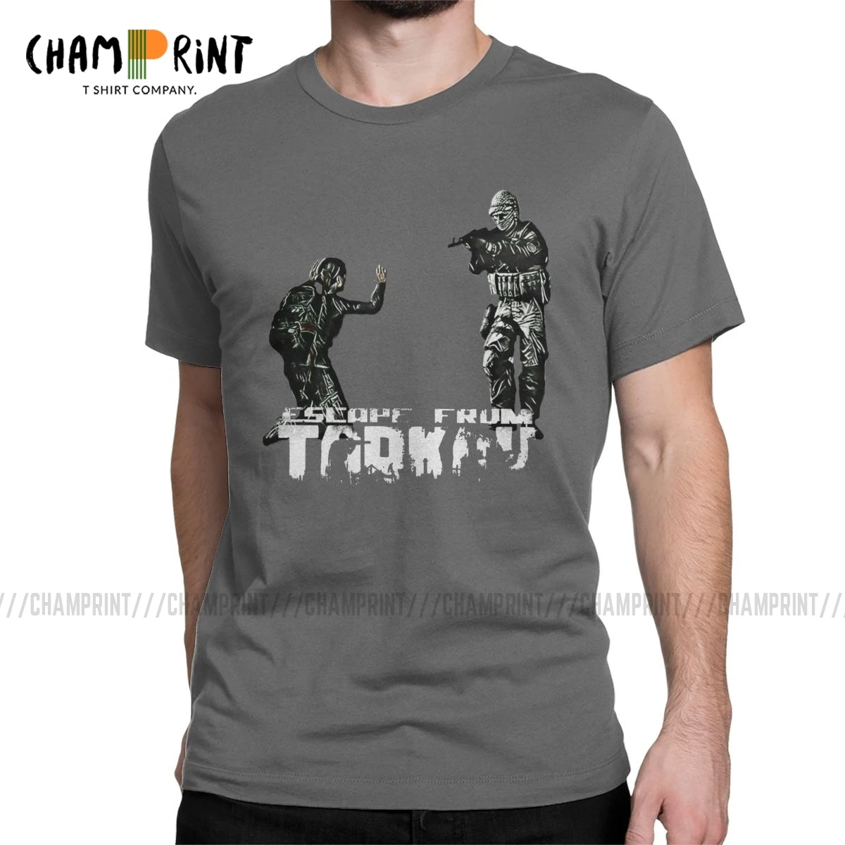 Мужская футболка Винтажная с коротким рукавом для выживания вечерние футболки