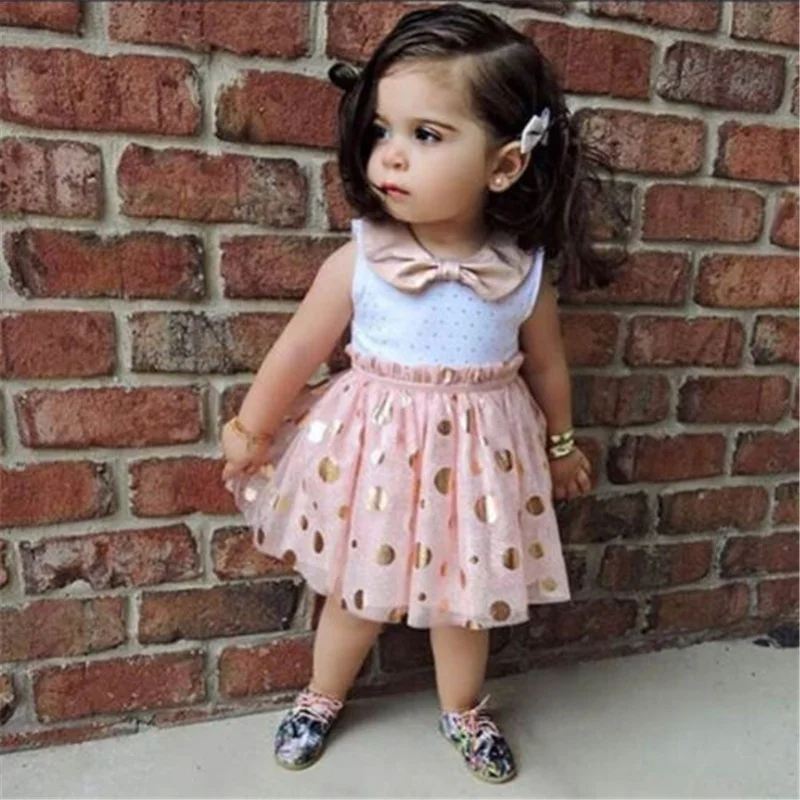 

2021 New Hot Sale Baby Girls Sequins Pink Tutu Kids Princess Summer Casual Tulle Dress 1-6Y