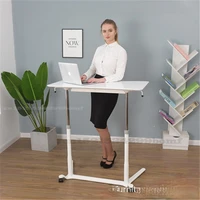 Sit and Stand Dual Use Liftable Computer Desks Damping Air-bar Notebooks Desks Work Tables Small Conference Tables