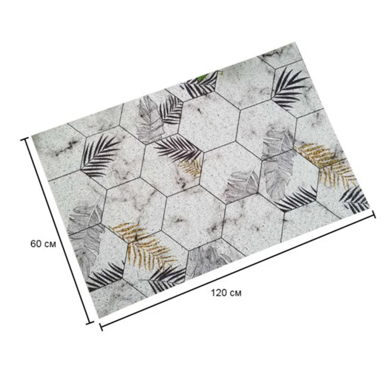 CINLAN Коврики придверные для дома полагрязезащитный ковер с рисунком в прихожую PVC