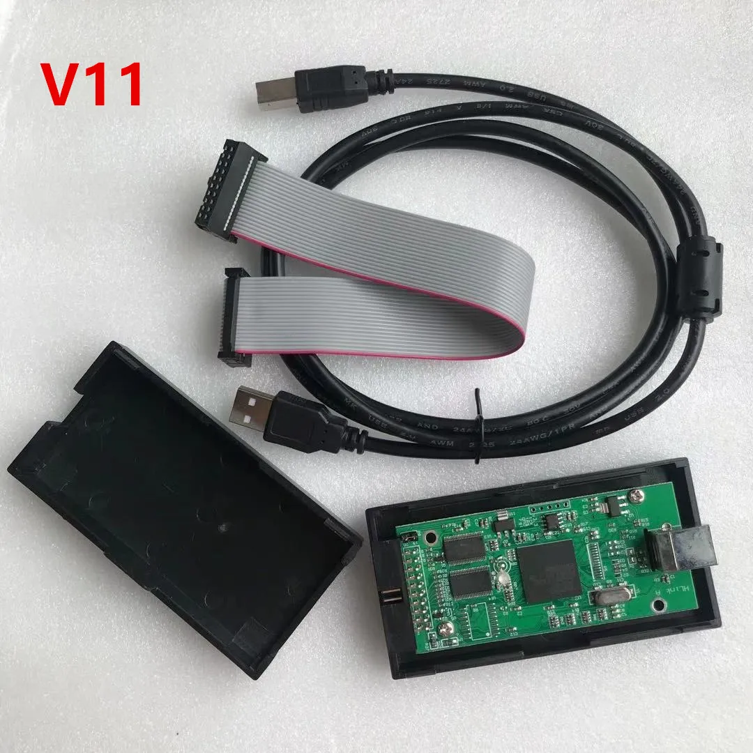 1 шт. поддержка эмулятора JLINK V10 v11 высокоскоростной скорости загрузки бесплатная