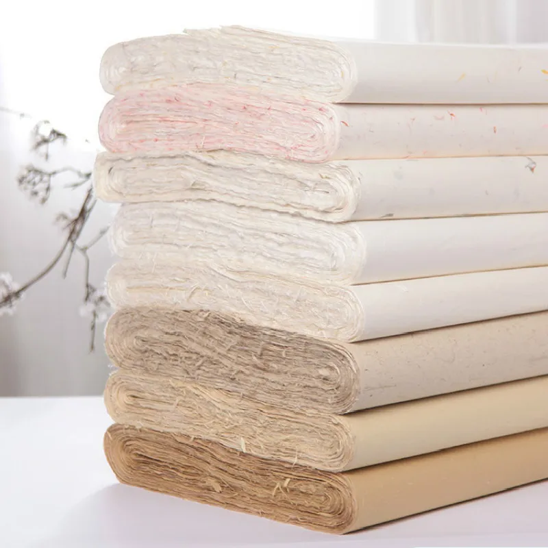 10 листов необработанной бумаги Xuan китайская ручная работа каллиграфия живопись